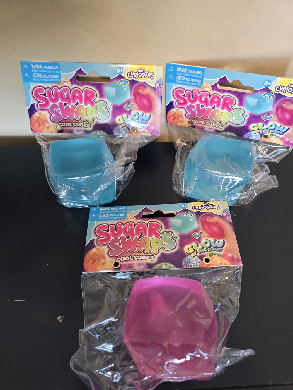 Sugar Swaps Cool Cubes GLOW Ice Molds - Blue Or Pink LISTING Is For ONE